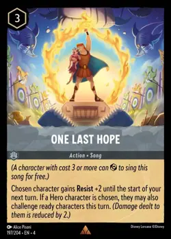 One Last Hope (197) Ursula's Return Disney Lorcana - Image 1