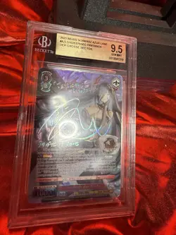 Weiss Schwarz Friedrich der Grosse Azur Lane AZL/S102-E076SEC Secret Rare BGS9.5 - Image 2