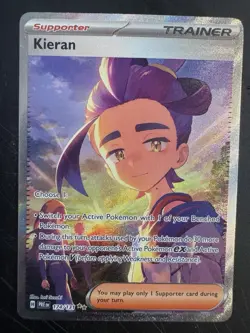 Pokemon TCG Kieran Trainer Prismatic Evolutions Card 174/131 - Image 1