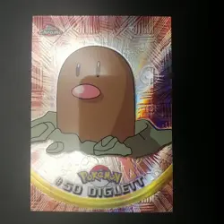 DIGLETT #50 -Topps Chrome Spectra Rare - POKEMON CARD - NM/LP - Image 1