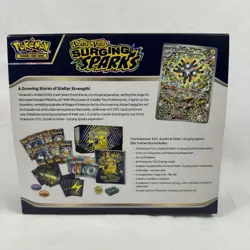 Pokemon TCG Scarlet & Violet Surging Sparks Pokemon Elite Trainer Box [NO CARDS] - Image 2