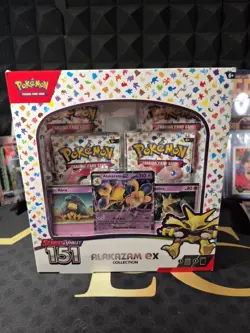 Pokemon TCG Scarlet & Violet Alakazam EX Card 151 Collection - Image 1