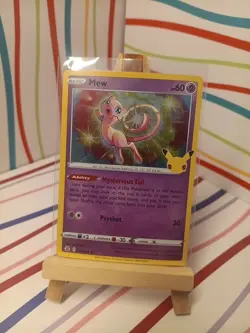 2021 Mew Holo Rare Pokemon TCG Celebrations Card 011/025 - Image 1