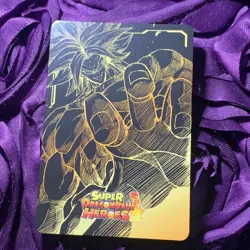Super Broly Dragon Ball Heroes ACG Anime Girl Holo Waifu Card Bold Green - Image 4
