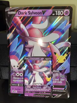 Pokemon Dark Sylveon V SWSH134 Celebrations Promo Ultra Rare Card NM/MINT BUNDLE - Image 2
