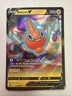 Rotom V SWSH257 SWSH: Sword & Shield Promo Cards Holo - Image 1