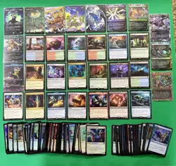 MTG TMNT 110 Card Lot-5 MYTHIC, 20 RARE, 55U, 30C - Splinter Mentor Donatello T1 - Image 2