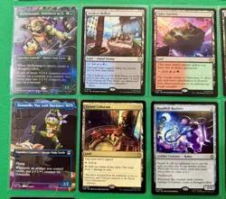 MTG TMNT 110 Card Lot-5 MYTHIC, 20 RARE, 55U, 30C - Splinter Mentor Donatello T1 - Image 4
