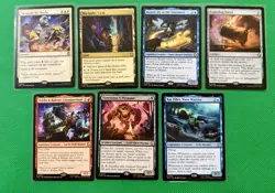 MTG TMNT 110 Card Lot-5 MYTHIC, 20 RARE, 55U, 30C - Splinter Mentor Donatello T1 - Image 5