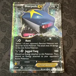 Sharpedo EX 91/160 Pokemon Card TCG XY Primal Clash Holo Ultra Rare - Image 1