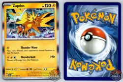 Zapdos 065/167 Twilight Masquerade Near Mint Holo Pokemon Card - Image 3