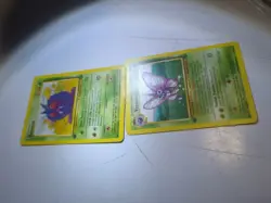 Pokemon TCG Venomoth Rare Jungle Card 29/64, 1st Edition Venonat 63/64 - Image 2