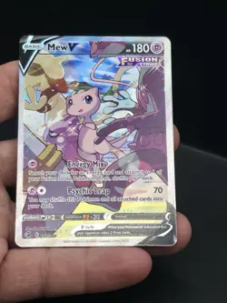 Mew v Fusion Strike Full Art Ultra Rare Card 251/264 Near Mint Condition - Image 3