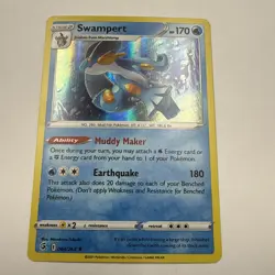 Pokemon TCG Swampert 064/264 Holo Rare SWSH08: Fusion Strike NM - Image 1