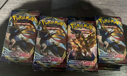 34x Pokemon Sword and Shield base Booster Pack read desc. - Image 1