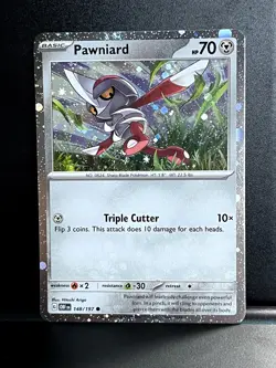 Pawniard - (Cosmos Holo) 148/197 Promo Holo Obsidian Flames NM Pokemon - Image 1