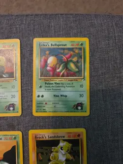 Pokemon WOTC Gym Heroes Gym Challenge 6 Card Lot Lt. Erica, Brock Vintage - Image 4