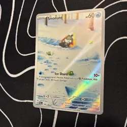 Snorunt 188/182 SV04 Paradox Rift Holo Full Art Rare Prismatic Near Mint Pokemon - Image 3
