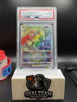 Pokemon Lugia VSTAR Silver Tempest Secret Rare #202 PSA 10 Gem Mint - Image 1