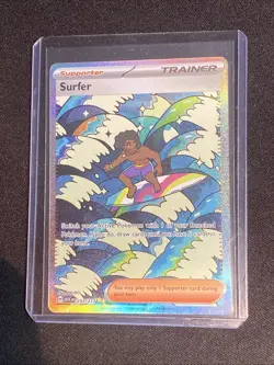 Pokemon TCG Surfer 293/217 SIR Full Art Ascended Heroes NM Pack Fresh Mint Asc - Image 3