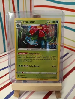 Pokemon TCG Venusaur 003/078 Pokemon GO Holo NM - Image 1