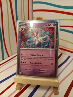 Pokemon Sylveon 172 Sv: Scarlet & Violet Promo Cosmos Holo Stage 1 120 HP - Image 1