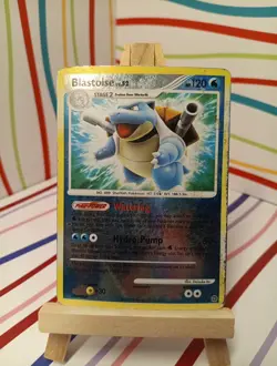Pokemon TCG Blastoise Secret Wonders Holo Rare Stage 2 120 HP 21/132 2007 - Image 1