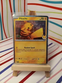 Pikachu 051/162 Pokemon Day 2026 - Anniversary Stamped NM - Image 1