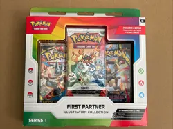 Pokemon TCG First Partner Illustration Collection Box Series 1 New/Sealed - Image 1
