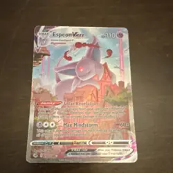 Pokemon TCG Espeon VMAX 270/264 Fusion Strike Secret Rare Holo 310 HP - Image 1