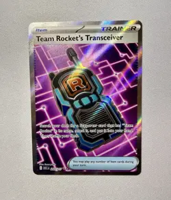 Team Rocket's Transceiver 263/217 Ultra Rare ME: Ascended Heroes Pokemon NM+ - Image 1