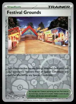 Festival Grounds 149/167 Twilight Masquerade Trainer Holo Pokemon TCG - Image 1