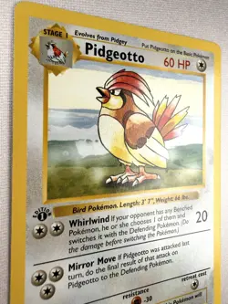 Pokemon TCG Pidgeotto Base Set Shadowless 22/102 Regular Rare 1st Ed WOTC - Image 2