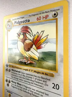Pokemon TCG Pidgeotto Base Set Shadowless 22/102 Regular Rare 1st Ed WOTC - Image 3