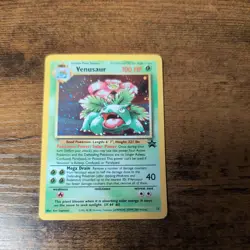 Pokemon TCG Venusaur Wizards Black Star Promos, Holo Card 13 , MP-LP - Image 1