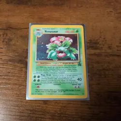Pokemon TCG Venusaur Wizards Black Star Promos, Holo Card 13 , MP-LP - Image 3
