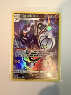 Pokemon Lost Origin Chandelure TG04/ TG30 Full Art Holo Rare Pack Fresh Mint - Image 1