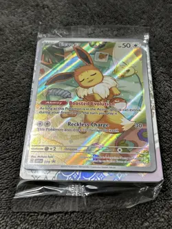 Pokemon TCG Eevee 173 Black Star Promo Rare Holo Sealed Prismatic - Image 2