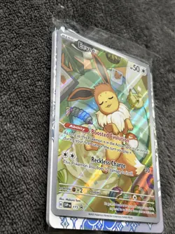 Pokemon TCG Eevee 173 Black Star Promo Rare Holo Sealed Prismatic - Image 3