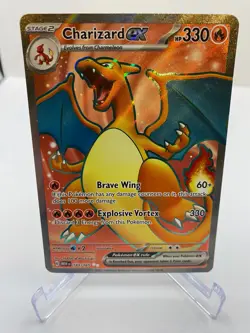 Charizard ex 183/165 Full Art S&V 151 Pokemon - Image 1