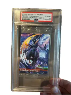 2016 Pokemon Promo Shadow Mewtwo Pokken Tournament Cello PSA 10 - Image 1