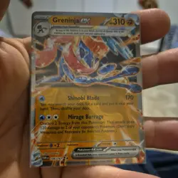 Pokemon TCG Greninja ex Scarlet & Violet-Twilight Masquerade 106/167 Holo DR - Image 1