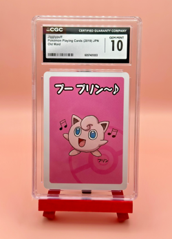 Jigglypuff 2019 Pokemon Old Maid Japanese Playing Card CGC 10 - Image 1