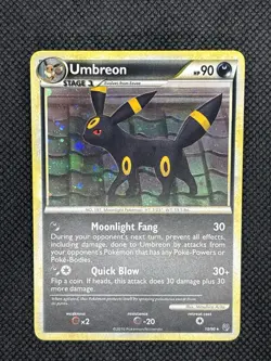 Pokemon TCG Undaunted 10/90 Umbreon Holo Rare LP-NM - Image 2