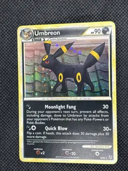 Pokemon TCG Undaunted 10/90 Umbreon Holo Rare LP-NM - Image 4