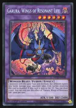 Garura, Wings of Resonant Life - MP23-EN148 - Prismatic Secret Rare - Yugioh - Image 1