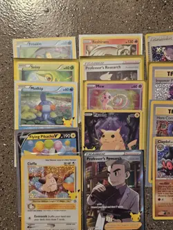 (14) Pokemon Tcg 25th Anniversary Mixed Card Lot. NM-LP. No Duplicates. - Image 2