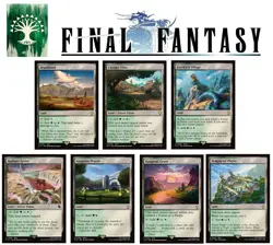 7x (1/ea) - SELESNYA Commander Land Lot - Final Fantasy - NM MTG - Image 1