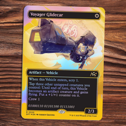 Voyager Glidecar - FOIL - Aetherdrift - Magic the Gathering - Image 1