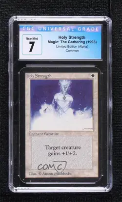 Holy Strength Magic: Limited Edition Alpha CGC 7 1993 - Image 1